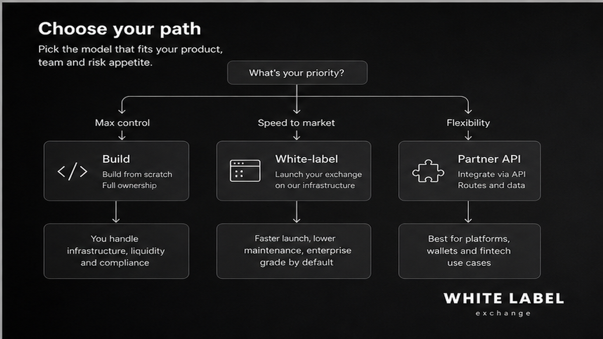 Grayscale workflow: build versus white-label versus partner API